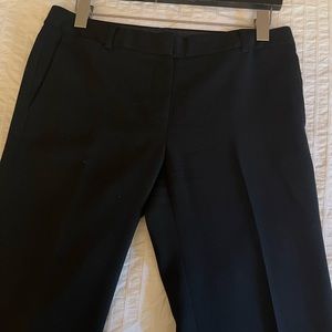 J.Crew Super 120s City Fit Black Wool Trouser Pants/Slacks. Size 4. Fully Lined.